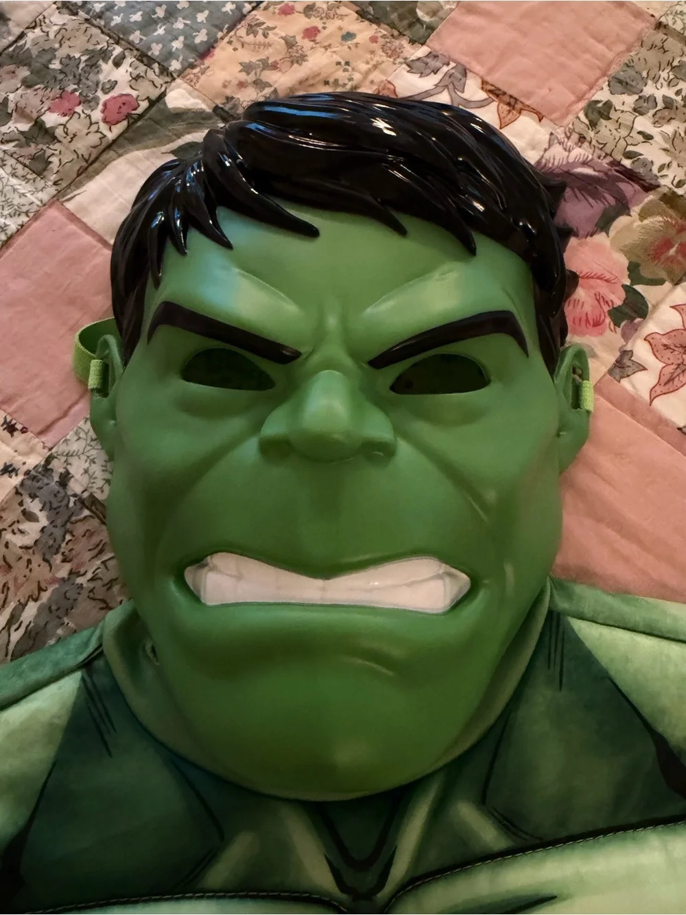 KIDS MARVEL INCREDIBLE HULK MUSCLE COSTUME WITH MASK SMALL 4/6